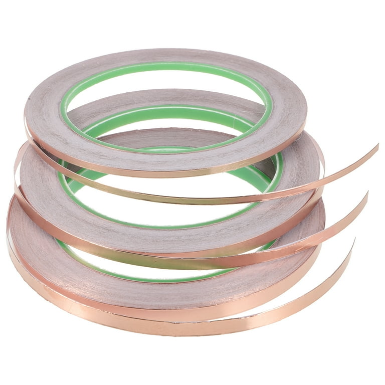 Kumprohu Copper Tape for Soldering | Self Adhesive Conductive Tape,Wire  Harness Wrap, Shielding Tape with Double-Sided Conductive, Fabric Tape for