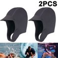 thumbnail image 5 of Gorro Neopreno para Surf JShteea Capucha Buceo para Aeróbic Acuático Negro 2 Uds, 5 of 5
