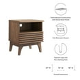 thumbnail image 7 of Modway Render Modern Particleboard Wood Nightstand - Walnut Finish, 7 of 7