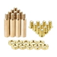 thumbnail image 5 of Uxcell Brass M4 22mm+6mm Male-Female Hex Standoff Screw Nut Kit 10 Sets, 5 of 5