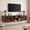 Walnut, variant on 59" Floating TV Stand with Power Outlet for TVs up to 75 Inch, 2-Tier Wall Mounted Entertainment Center with Storage, Retro Floating TV Console Media Shelf for Living Room,Bedroom, Walnut