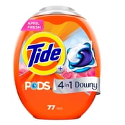 Tide PODS Laundry Detergent Pacs with a Touch of Downy Freshness, 3X Cleaning Power, 77 Count