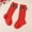 Red, variant on Lilgiuy Christmas Socks for Newborn Infants Girls Tube Ruffled Long Stockings with Bow Knot Toddlers Warm School (Green, 2-4 Years)
