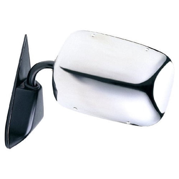 H3691 - Fit System Mirror for 92-99 Chevy Suburban/ Tahoe/ Blazer/ GMC Suburban/ Yukon 88-02, Chevy full size P-U/ GMC full size P-U, stainless steel, foldaway, Driver Side