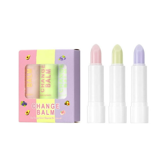 3pc Warm Moisturizing Lipstick, Double Moisturizing Care Lipstick, Anti-Halogenation Fade Lip Lines, Firming Moisturizing Non-Greasy