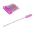 thumbnail image 4 of Brosses de Mascara, 50 Pcs Brosses de Mascara à Double Usage pour la Maison Violet, 4 of 8