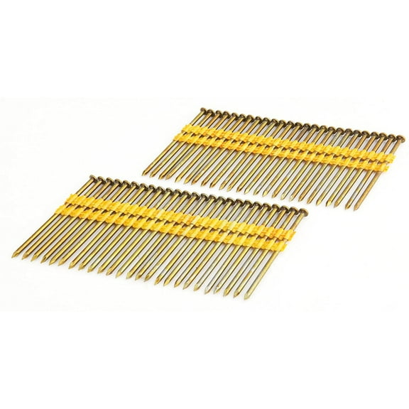 Freeman FR.131-314B 21 Degree .131" x 3-1/4" Plastic Collated Bright Finish Smooth Shank Full Round Head Framing Nails (2000 Count)