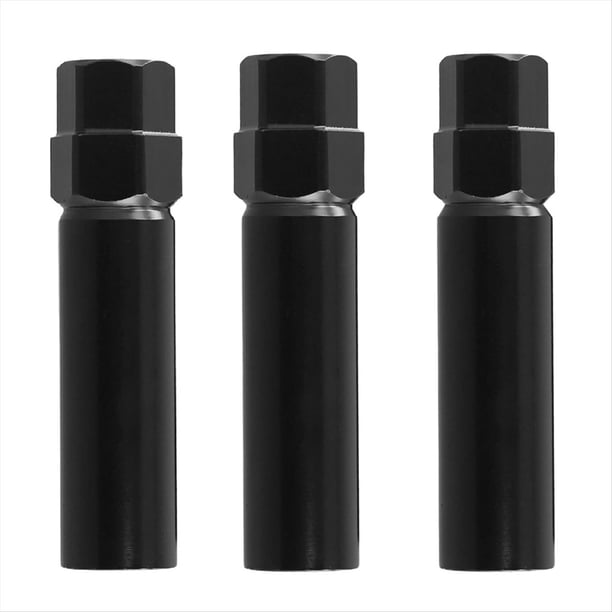 Llave para Tuercas de Seguridad 10 Estrías, para Tuercas Seguridad y Pernos de Seguridad Bimecc 10 Estrías para Extracción de Tuercas de Seguridad de Repuesto (Paquete de 3 Piezas)