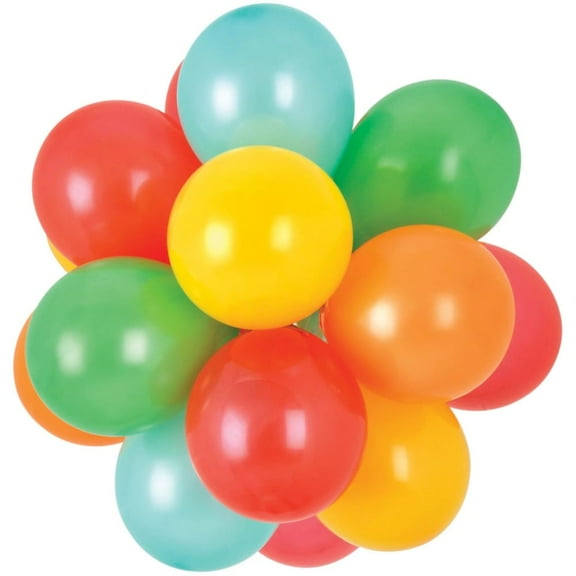 Modern Rainbow Air-Filled Latex Balloon Chandelier