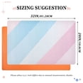thumbnail image 6 of Yayeee Doormat for Indoor Entrance 32" x 20" Non Slippery Floor Rug, Blue Gradient, 6 of 8