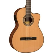 Lucero LC150SCE Nylon-String Classical Acoustic-Electric Guitar Natural