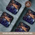 thumbnail image 6 of 3drose, Sorceress of Light Magic, Set of 4 Coasters - Soft, 6 of 7