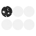 thumbnail image 2 of Bingfone Vintage Crescent And Stars Leather Drinks Coasters With Set Of 6,Suitable For Home Kitchen,Coffee Cup Coasters Home Gift, 2 of 9