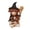 A, variant on YYDENG Halloween Resin Highland Cow Figurine with Carved Pumpkin Base for Tiered Tray Shelf Decor - A Whimsical Autumn and Thanksgiving Home Accent
