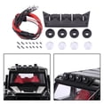 thumbnail image 3 of MN86 Crawler Upgrade Modified Accessories, para MN86S MN86 MN86KS MN86K Car, lámpara de tejado LED, luces, malla, reflector, piezas de acces Luz de techo Hugo placa decorativa camión rc, 3 of 10
