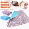 thumbnail image 2 of 4 Layer Bed Pad Washable Incontinence Underpad- Heavy Duty, Super Absorbent Waterproof Urinary Mattress Protector - Reusable Bed Wetting Premium Protection, 2 of 5