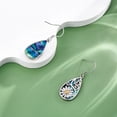 thumbnail image 3 of YAFEINI 925 sterling silver abalone scallop Daisy earrings as a jewelry gift for Women, 3 of 6