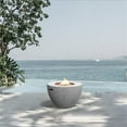thumbnail image 5 of Gray Aluminum Patio and Outdoor Round Firepit Table with Rain Cover, 5 of 7