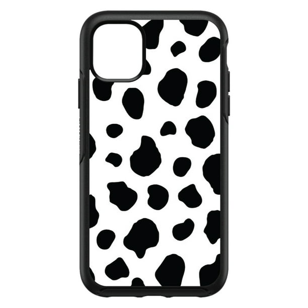 Distinctink Custom Skin Decal Compatible With Otterbox Symmetry For Iphone 11 Pro Max 6 5 Screen Black White Cow Dalmatian Spots Animal Print Walmart Com Walmart Com