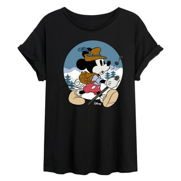 Disney - Alpine Mickey - Juniors Ideal Flowy Muscle T-Shirt