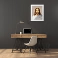 thumbnail image 3 of Bianchini, Vittorio 19x24 White Modern Wood Framed Museum Art Print Titled - Christ, 3 of 4
