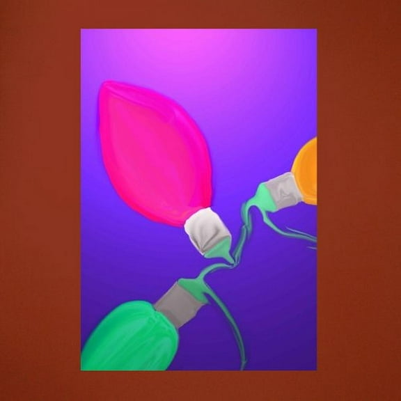 Wallhogs Pick Christmas Lights Wall Mural