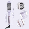 thumbnail image 6 of Bestauty Hair Dryer Brush,3 in 1 Interchangerable Hot Air Brush& Volumizer,Ceramic Negative Ion Curling Dryer Styler Brush with 3 Brush Heads, 6 of 7