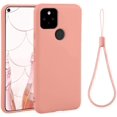 thumbnail image 1 of HAHDAXIA for Pixel 4a 5G Case 6.2 inch (2020), Liquid Silicone Slim Design with Camera and Screen Protection Microfiber Lining (with Strap Rope x 1), Silicone Case for Google Pixel 4a 5G Case, 1 of 7