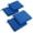 Royal Blue, variant on 20-inch by 19-inch Twill Chair Cushion (Set of Four)