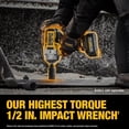 thumbnail image 3 of Llave de impacto inalámbrica DEWALT 20V MAX 1/2 Hog Ring DCF961B, 3 of 9