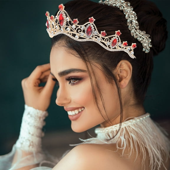 Luxshiny Small Rhinestone for Wedding, 1 Set Elegant Bridal Hair Accessory