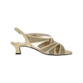 thumbnail image 2 of Easy Street Womens Tristen  Satin Glitter Heels, 2 of 3