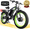 Black-Green, variant on 5000W (Peak) Electric-Bike for Adults, 60V 25AH Battery Electric Motorcycle, Dual-Motor-Ebike 50MPH Ebike, 26*4.0 Fat Tire Electric-Bicycle, AWD 21-Speed Mountain Bike for All-Road UL 2849