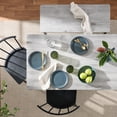thumbnail image 4 of Best Choice Products 4-Piece Farmhouse Dining Table Set w/ 2 Black Spindle Chairs, Bench, Kitchen Table - Gray, 4 of 8