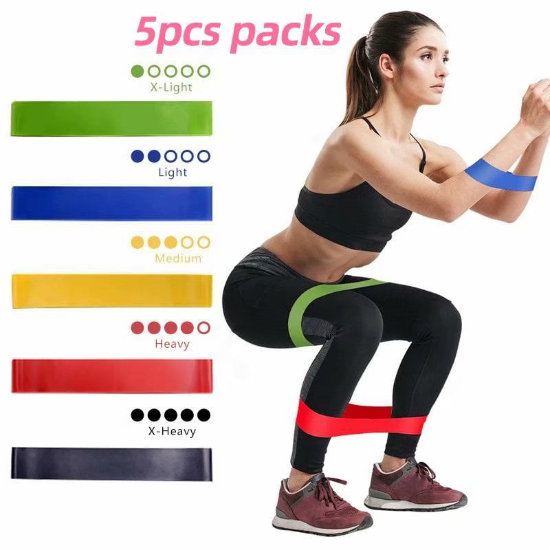 Resistance Bands Exercise Sports Loop Fitness Home Gym Yoga Latex Set Or Single