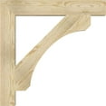 thumbnail image 3 of Ekena Millwork 4"W x 28"D x 28"H Legacy Block Rough Sawn Bracket, Douglas Fir, 3 of 4