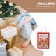 thumbnail image 2 of KAKOWELY 12 bolsas de regalo navideñas con asas, bolsas de papel con forma de hombre de jengibre, bolsas de regalo de invierno para dulces y regalos., 2 of 4