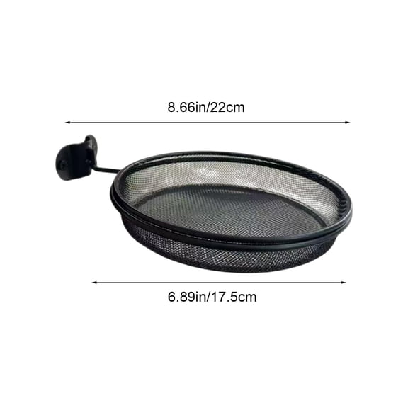 FEOLGEHLY Metal Hanging Bird Bath for Outdside, Morden Style Bird Feeders for Outdoors, Home Garden Decor Bird Feeding Station, Wildbird Hummingbirds Feeders for Backyard Yard Decoration