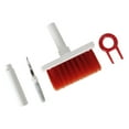 thumbnail image 1 of relayinert Durable 4x Keyboard Cleaning Brush Corner Gap Tools for High-Performance Keyboard Gamers PC Red 15x8x3cm 1Set, 1 of 6