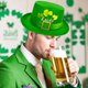 thumbnail image 4 of St Patricks Day Hats With Light St Patrick's Day Green Velvet Hat Green St Patricks Day Party Accessories Green Christmas Tree Topper Hat, 4 of 7