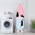 thumbnail image 2 of HELLHERO Soft Ironing Board Cover, Cats Ironing Board Cover, Non Stick Scorch and Stain Resistant Standard Size 15x54 Inch with Elastic Edges, 2 of 4