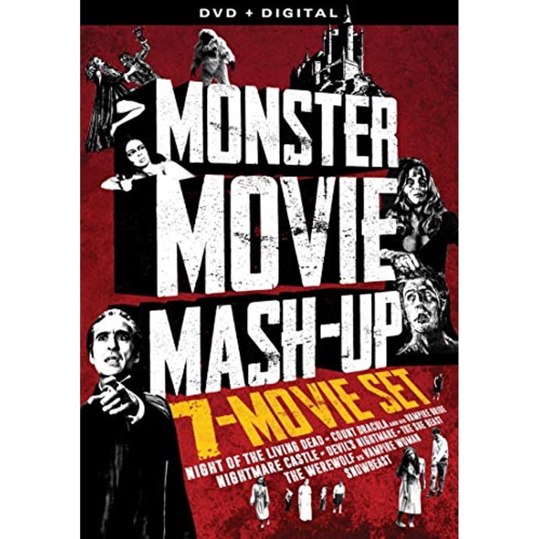 Monster Movie Mash-Up: 7 Movie Set - Walmart.com