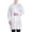 #03 White, variant on Gyexs White Lab Coat Women Men Long Sleeve Shirt Knee Length Casual Jackets Workwear Uniforms for Doctors Doctress #03 White Size XXXXL