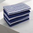 thumbnail image 3 of Hometrends Bar Mop Dish Cloth 6 pack, 100% Cotton, Blue, 3 of 5