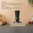 thumbnail image 4 of Prensa De Café Calibrada De 53 Mm Para Máquina, Con Base De Acero Inoxidable Plana Con Resorte, Duradera, 4 of 8
