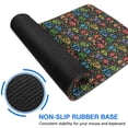 thumbnail image 6 of Long Mouse Pads for Desk,Colorful Skull Flower Pattern Desk Mats on Top Of Desks, Desk Mouse Pad Extra Large with 3mm Non-Slip Base and Stitched Edge for Gaming,Office,Work,Home 31.5"x11.8", 6 of 6