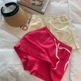 thumbnail image 4 of Pantalones cortos de estilo coreano para mujer y niño, pantalones cortos acampanados con cintura elástica, pantalones térmicos informales de verano, falda de pierna ancha, ilusión corta de dos piezas, 4 of 5