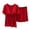 Wine, variant on SOOMLON Modal Pajamas Women Plus Size Cooling Lounge Sets Short Sleeve Padded Shirts Solid Two Piece Loungewear