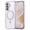 Purple, variant on Sanwo Clear Magnetic Case for Samsung Galaxy A57, Shock-Absorbent PC TPU Phone Cover, Wireless Charging Compatible, Clear