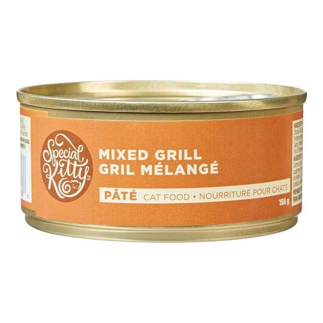 Special Kitty Mixed Grill Pate Wet Cat Food, 156 G Can